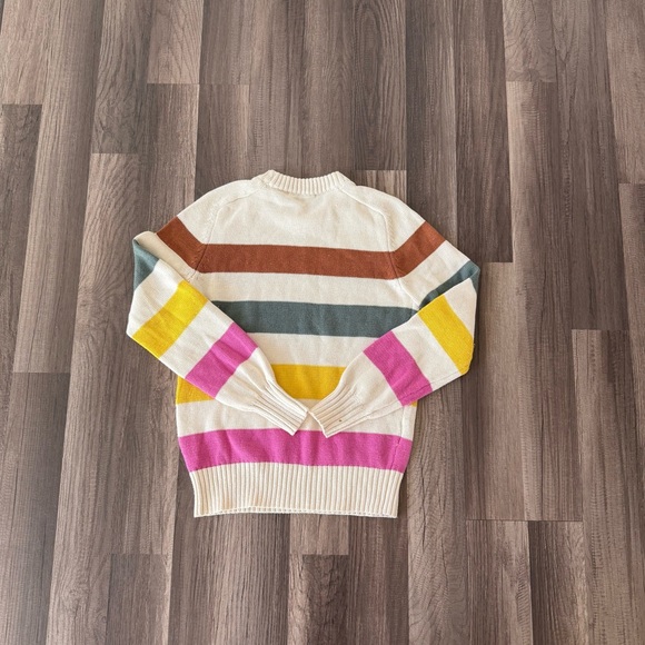 Colorful Striped Women's Sweater - Picture 4 of 7